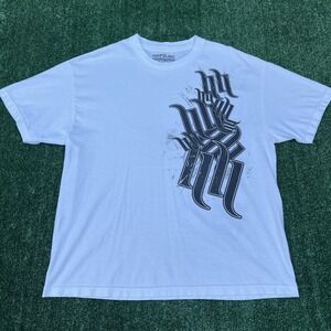 VTG‎ Hart and Huntington T-Shirt Mens XL White Tribal Jesse Pinkman Tattoo Y2K